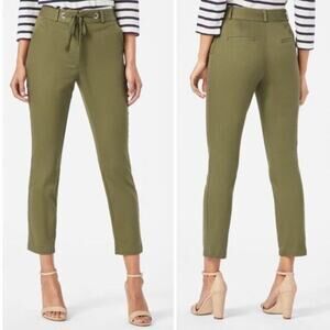 Just Fab NWT Green High Waisted Relaxed Chino Pants